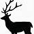 printable deer silhouette