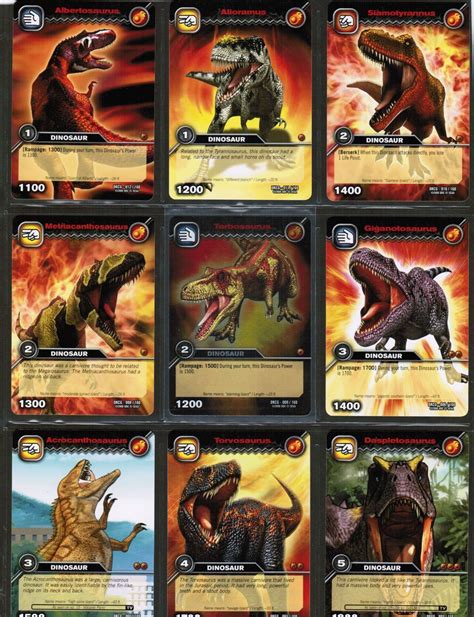Printable Dinosaur King Cards: A Fun Way To Learn About Dinosaurs