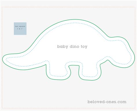 Printable Dinosaur Sewing Pattern Pdf Free: A Fun Diy Project For Your Kids