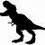 printable dinosaur silhouette