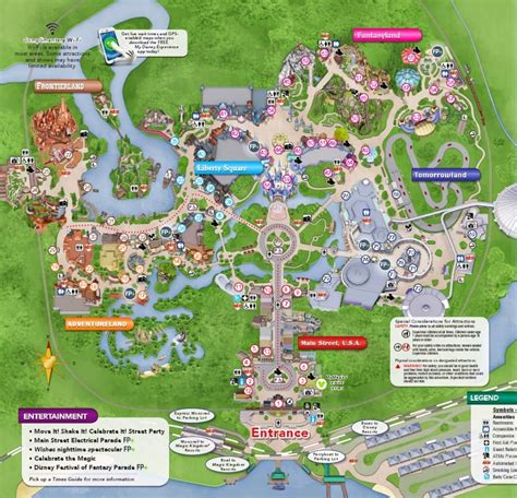 Printable Maps Of Disney World Theme Parks Printable Maps