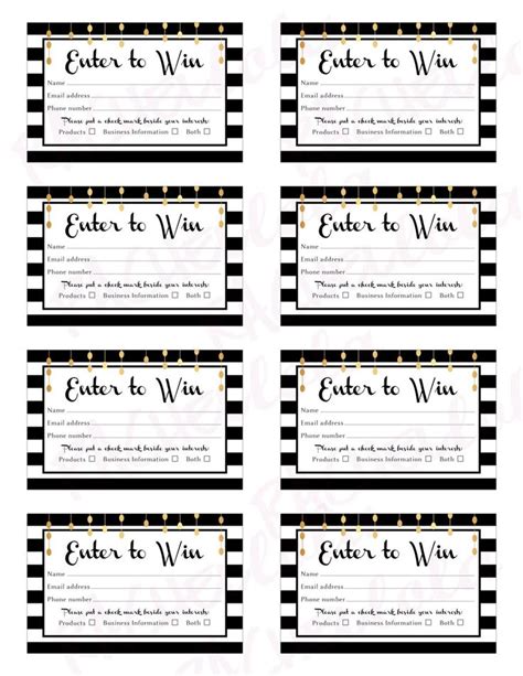 Door Prize Entry Form Template Fill Out and Sign Printable PDF