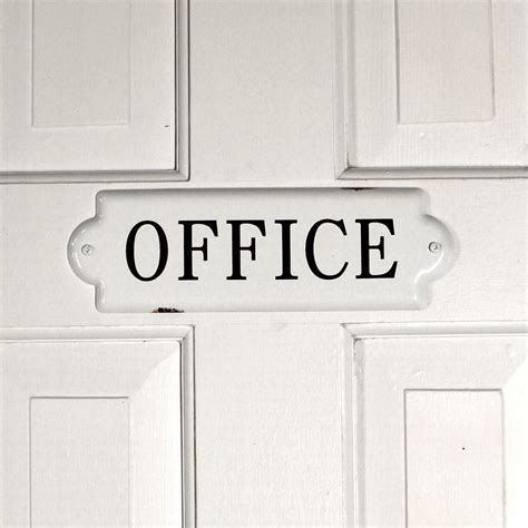 Office Door Name Plates Metal Office Signs Door Signs for Offices