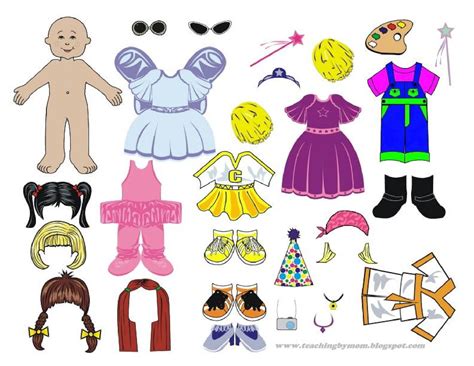 Printable Paper Dolls Free Paper Dolls and Clothes for Kids HubPages