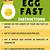 printable egg fast diet