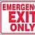 printable emergency exit signs