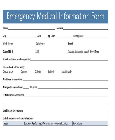 printable emergency binder forms just b.CAUSE