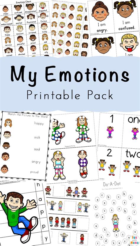 5 Visual Supports for Emotions and Feelings Emotions preschool