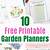 printable garden planner free