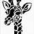 printable giraffe pattern stencil