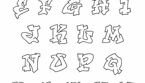 Letters Of The Alphabet In Graffiti Drawing at GetDrawings | Free download