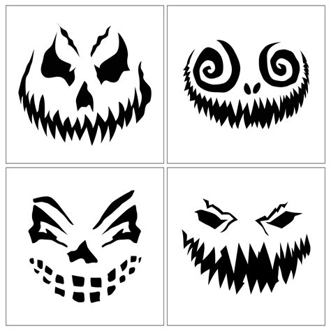 Scary Halloween Stencils Free Patterns