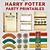 printable harry potter party