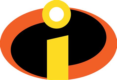 The Incredibles Logo Oval Sticker Incredibles logo, The