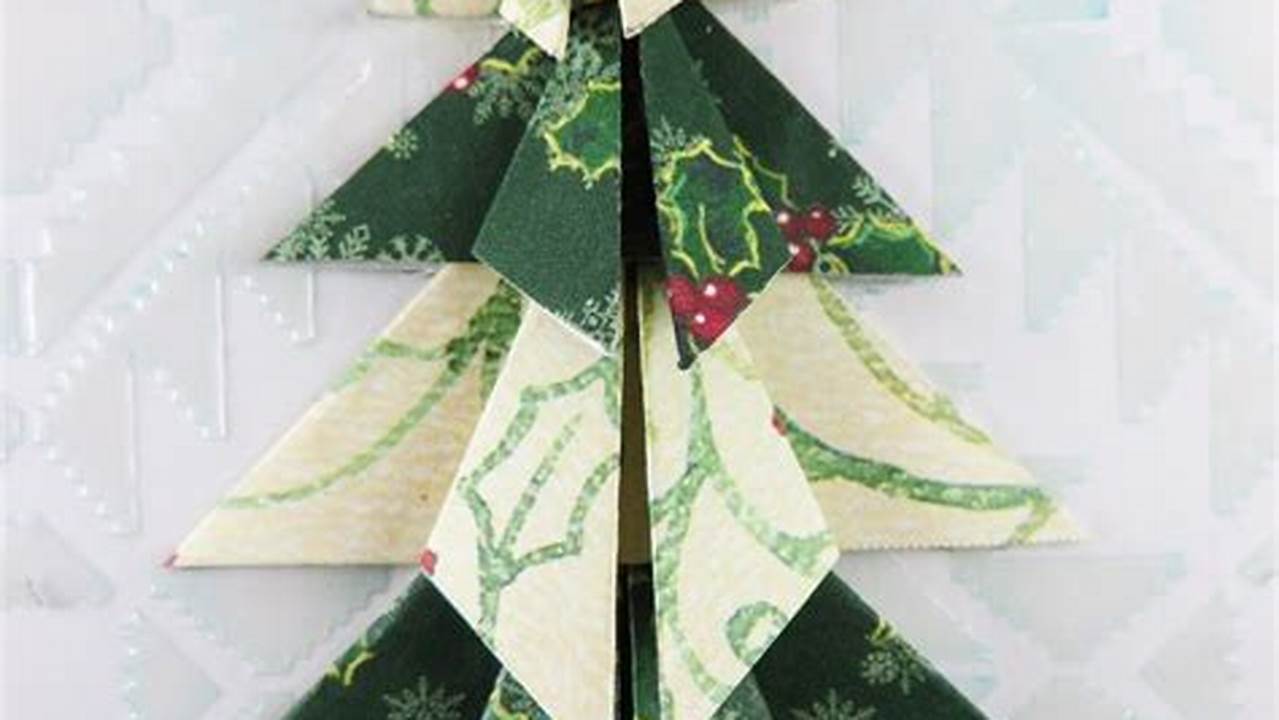 How to Make an Easy Printable Christmas Tree with Paper