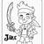printable jake and the neverland pirates coloring pages