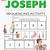 printable joseph activity sheets