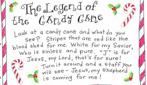 Legend Of Candy Cane Printable Get Your Hands on Amazing Free Printables!