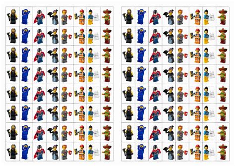 The Lego Movie Stickers Birthday Printable