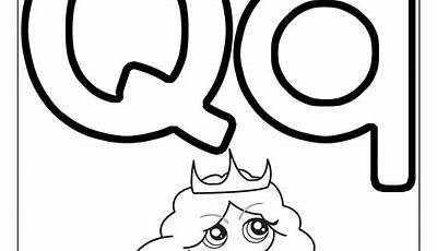 Printable Letter Q Coloring Pages