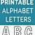 printable letters template