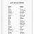printable list of 52 states