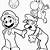 printable luigi coloring pages