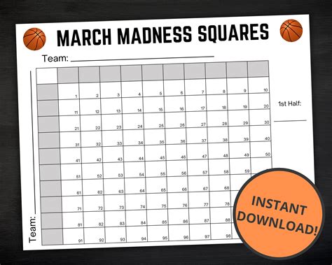 Printable March Madness Squares: Tips, Tricks, And More