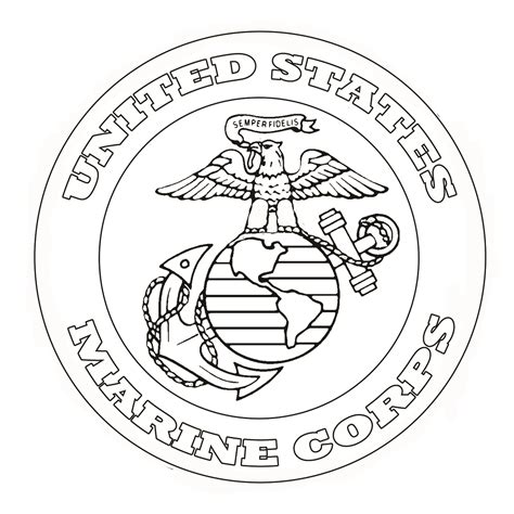 Printable Marine Corps Coloring Pages: A Fun And Educational Activity For Kids