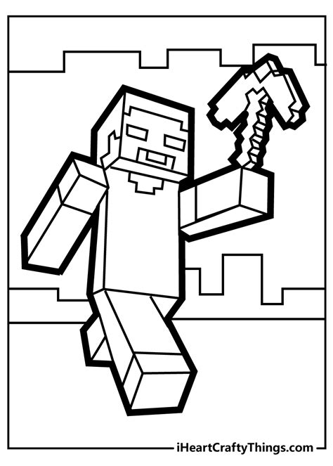37 Free Printable Minecraft Coloring Pages For Toddlers