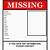 printable missing poster template