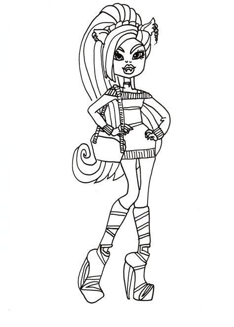 Printable Monster High Coloring Pages