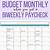printable monthly budget based on biweekly pay template