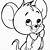 printable mouse coloring page