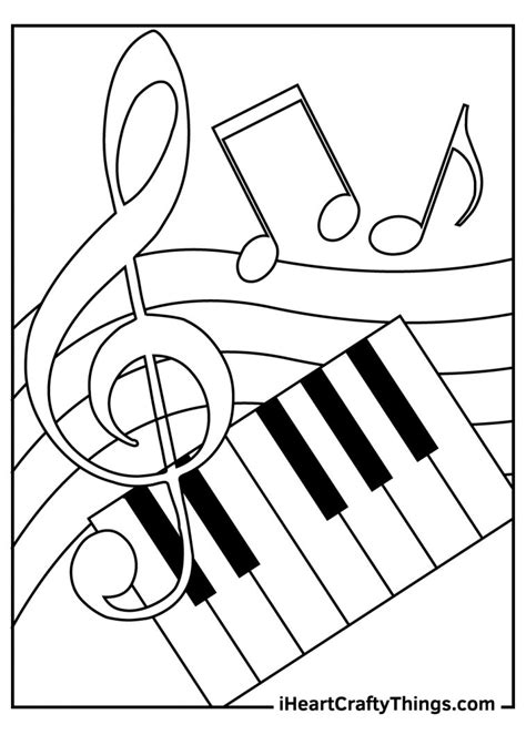 Printable Music Coloring Pages: A Fun Way To Learn Music