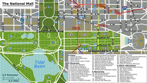 Map of the National Mall Flickr Photo Sharing!