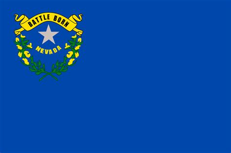 Printable Nevada State Flag