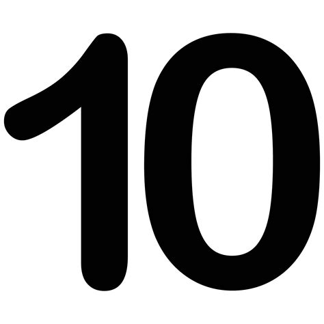 Picture of Number 10 Chart 101 Printable