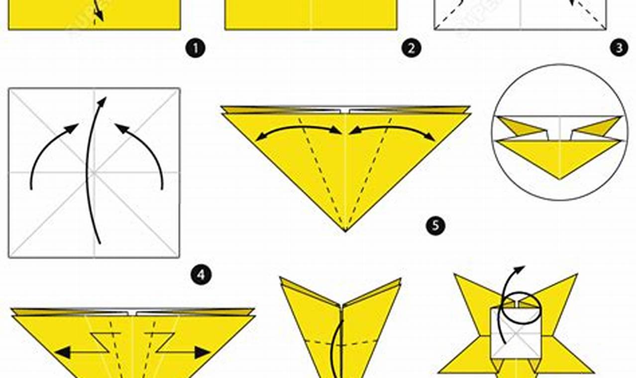 printable origami pop-up star instructions
