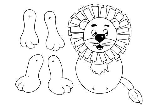 Printable Paper Bag Puppets Template Printable Templates