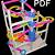 printable paper roller coaster templates free pdf