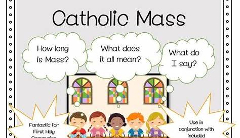 Printable Parts Of The Catholic Mass Worksheet
