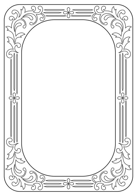 Printable Picture Frame Template
