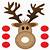 printable pin the nose on the reindeer