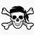 printable pirate skull