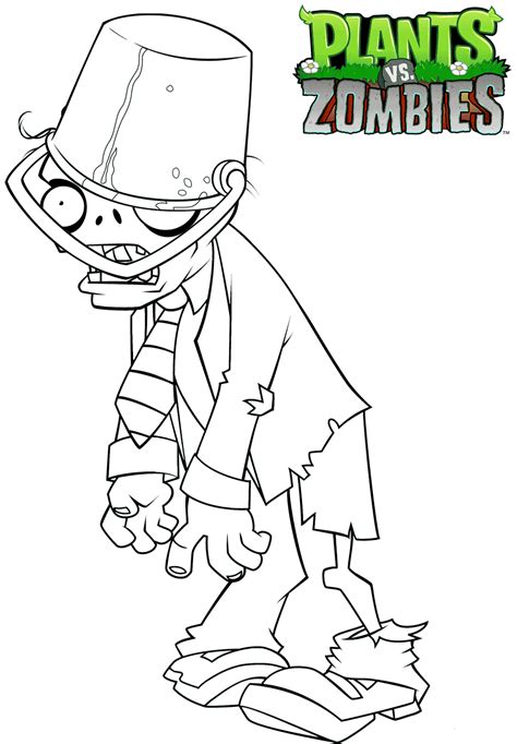 Plants Vs Zombies Coloring Pages Peashooter at Free