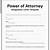 printable power of attorney resignation letter template