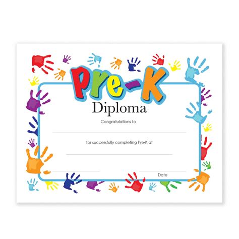 Preschool Graduation Certificate Template Free Best Business Templates