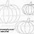 printable pumpkin string art template