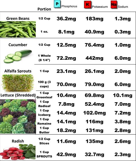 Printable Renal Diet Food List: Everything You Need To Know